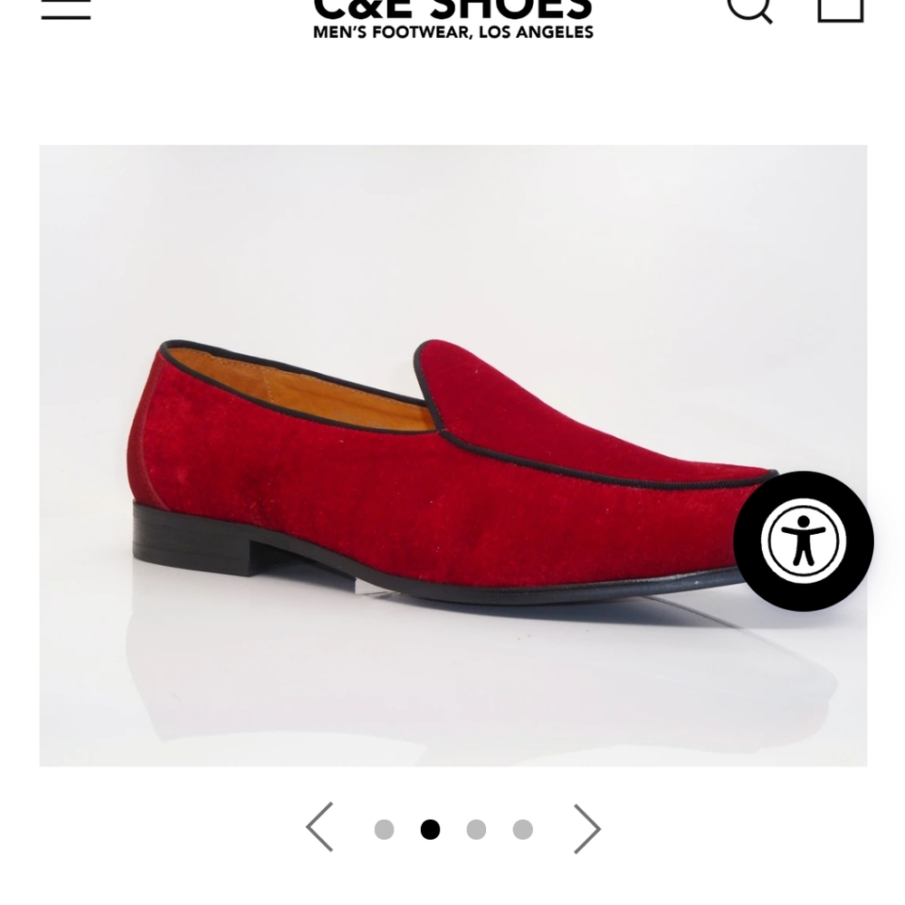 CARRUCCI MEN VELVET LOAFERS 14 - Picture 12 of 13